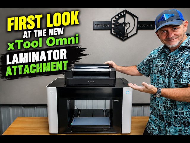 First Look at the New xTool Omni O1 Laminator let make some stickers