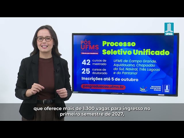 Unified Selection Process for UFMS Graduate Programs
