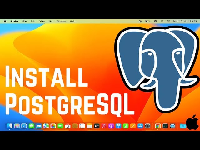 How to Install PostgreSQL on Mac using Terminal | Install PostgreSQL on macOS (2024)