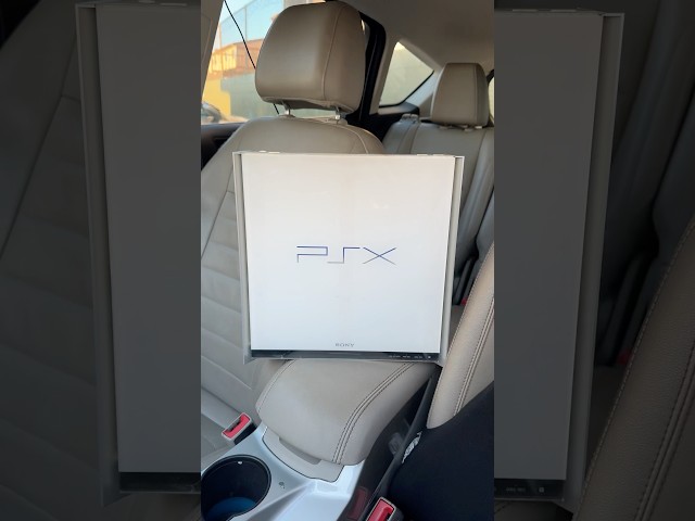 Sony PlayStation Х launch in the car 🚘 #playstation #sony #asmr #psx #ps2 #retrogaming #gaming