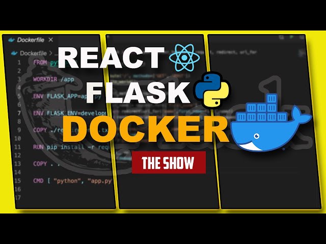 How To Connect Docker With Python Flask And ReactJS FrontEnd | Docker Flask React Made Easy| 2021 HD
