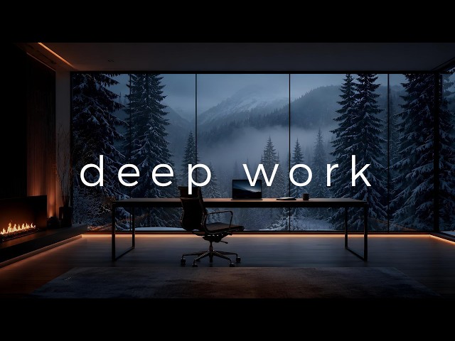 [Deep Work] 🎧 24/7 Snowy Mountain Focus Music for Study, Coding & Productivity