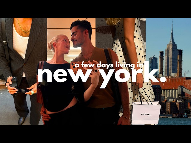 NEW YORK FASHION WEEK VLOG 🗽✨ 3 Days of Events, BTS Shoots & Living in NYC..