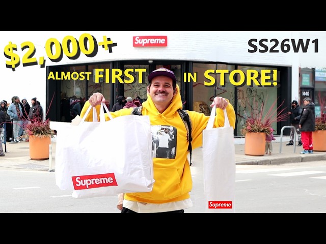 I Camped Out for Supreme Week 1… and Got the LAST Hype Item