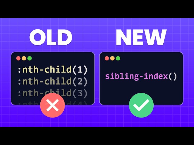 Learn CSS sibling-index() and sibling-count() in 5 Min