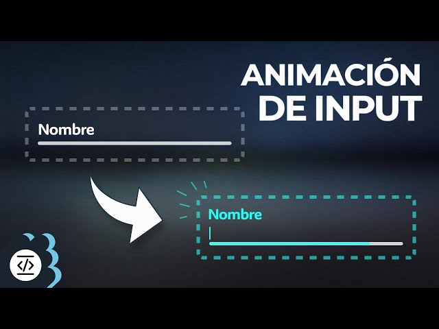 Animación a un Input con Html y Css