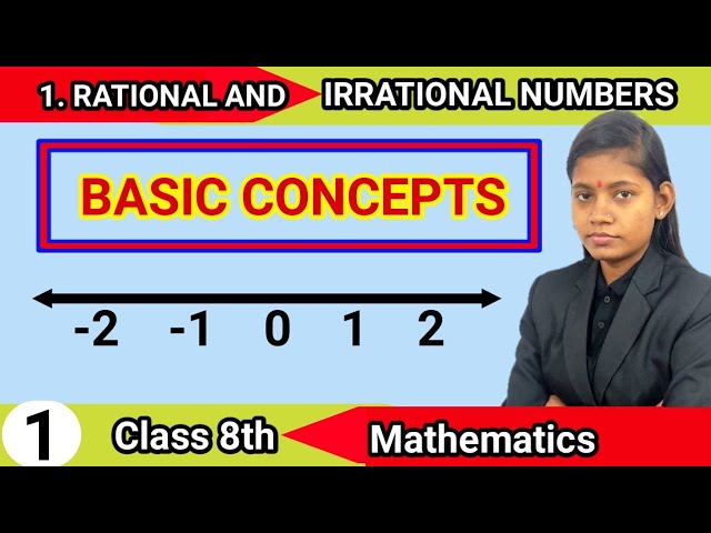 Rational and irrational numbers class 8 chapter 1 Basic Concept in hindi