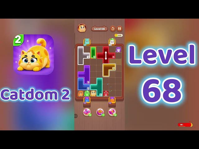 Catdom 2 Level 68 walkthrough 🐱 | SolutionGuruji