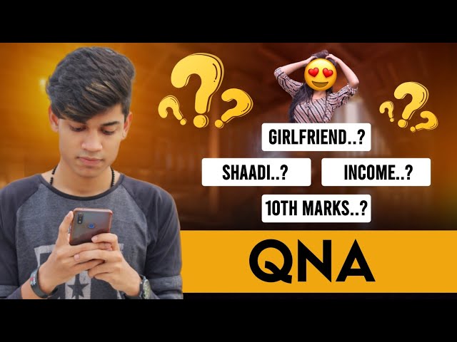 My First QnA Video | Manish4u : YouTube Income 🤑, Girlfriend 👱‍♀️, Instagram ⚡️  Reels ⚡️