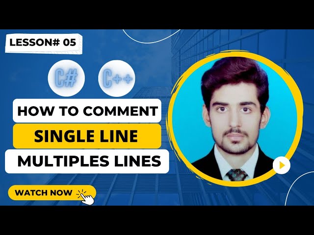 How to Comment Single Line and Multiple Lines of Code - C#