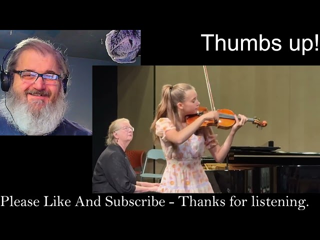 My reaction to - Karolina Protsenko - Sarasate - Zigeunerweisen