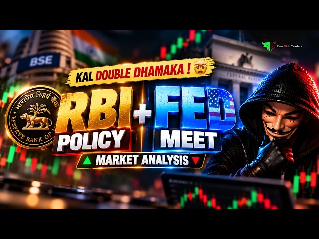 RBI Policy Day + FED Meet !! 🤯 Stock Market Analysis