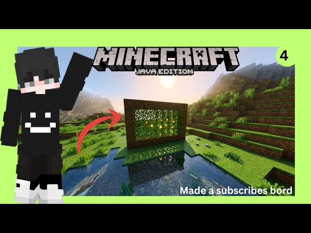 I made a subscribes bord on my lets play| മലയളം