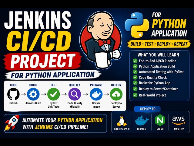 Jenkins CI/CD Project for Python Application | End-to-End Pipeline 🚀
