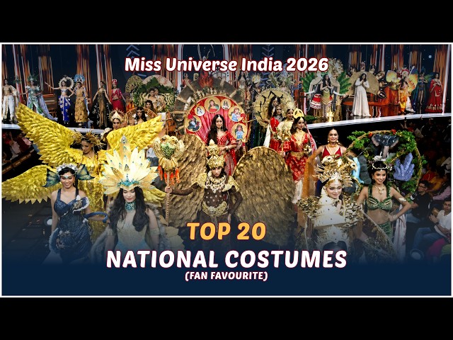 TOP 20 National Costumes 👑 Miss Universe India 2026