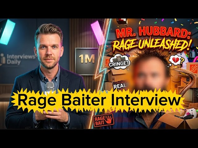 Interviewing a Rage Baiter #contentcreator #tiktokcreator #interview #forcreators 