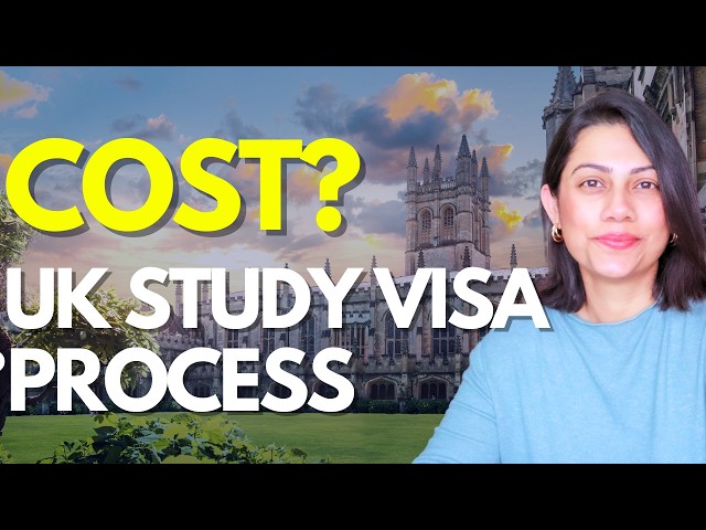 UK Study Visa Process & Cost in 2025-2026 🇬🇧 Step By Step Explained 🇬🇧