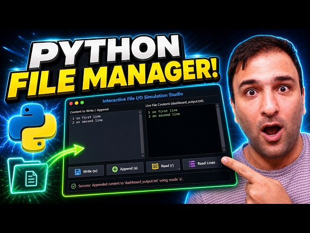I Built a Python File Manager From Scratch