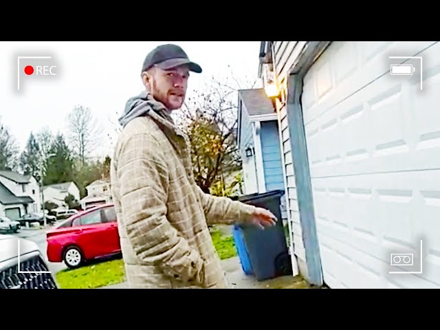 Cops Open Garage Door, Instantly Regret It