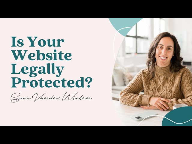 WEBSITE POLICIES (what you need to legally protect your website)