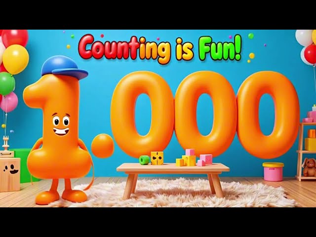 🎶Big Numbers Adventure Song / Kids Nursery Rhymes 🎉