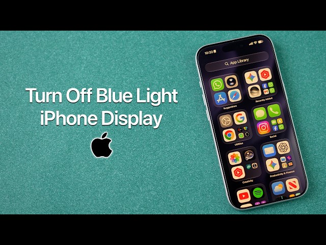How To Turn Off Blue Light On iPhone?