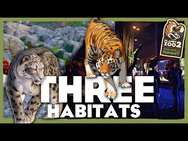 🌎 I Made THREE DIFFERENT HABITATS in Planet Zoo 2... Here's How It Went!