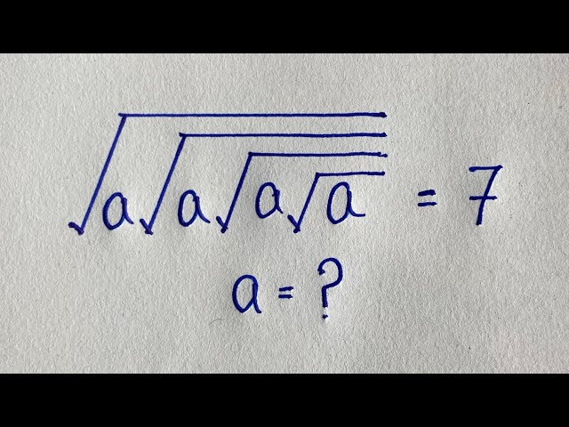 Math Olympiad | How to solve this square roots radical math olympiad question |