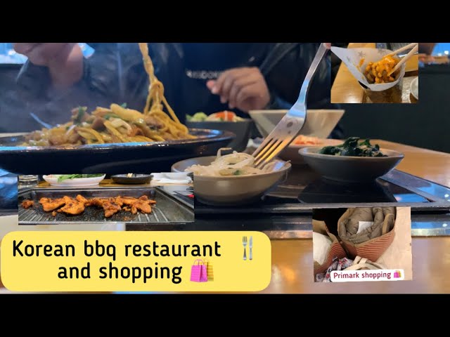 KOREAN BBQ IN LONDON  & SHOPPING 🛍  #koreanfood  #londonvlogs #centrallondon #shoppingvlog