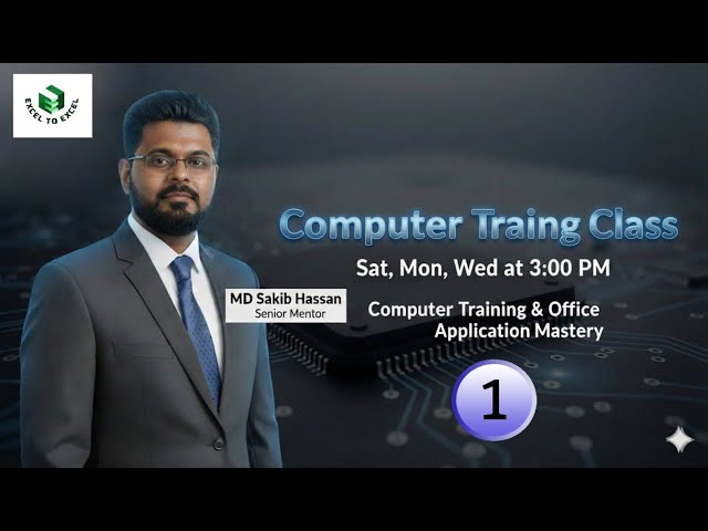 Computer training & office application class 1