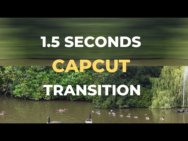 CapCut Smooth Transition Tutorial
