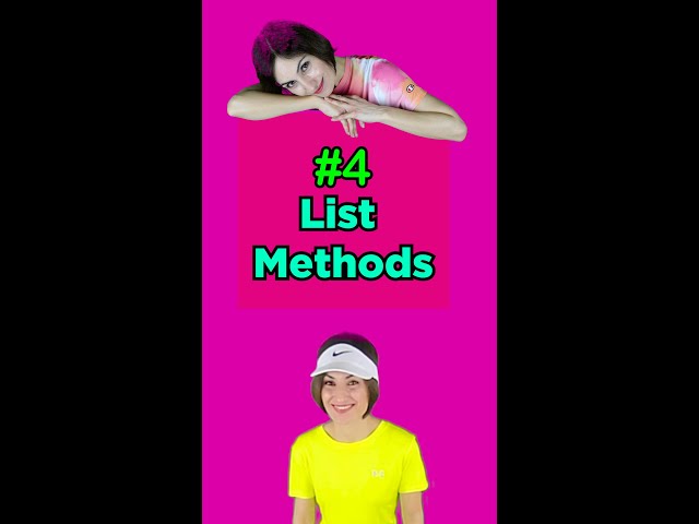 List Methods in Python | Python List Methods