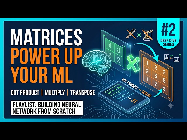 Matrix Madness: The Linear Algebra | Building a Neural Network from Scratch #2
