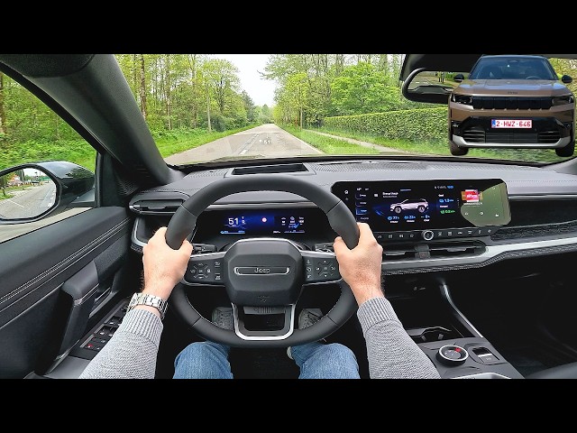 Jeep Compass 2026 POV Test Drive | Electric 213 hp Summit