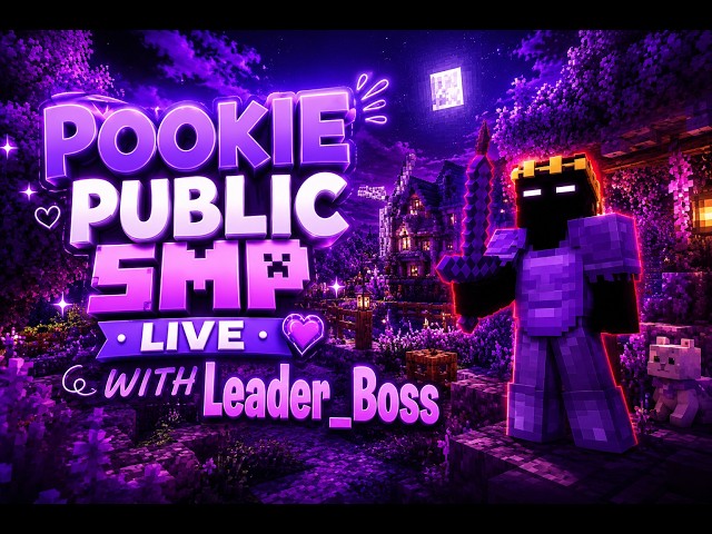 💕Morning Stream Chill • pookie Smp • #minecraft #live #boygamer • Day 8