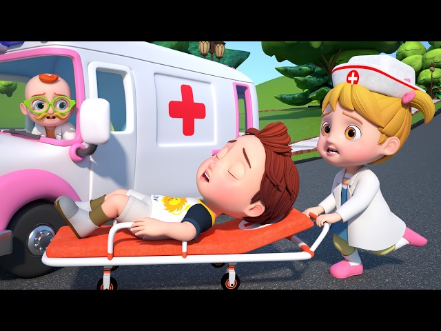 Wheels On the Ambulance + Boo Boo Song | Kids Songs & Nursery Rhymes