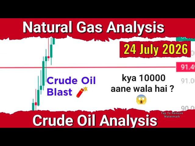 Crude Oil Analysis for 24 July 2026 | Natural Gas Analysis | Crude Oil live trading | Bull vs Bear
