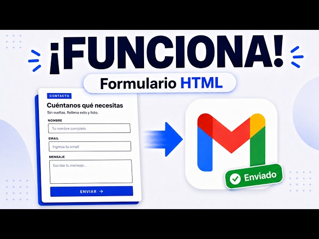 Crea formularios funcionales SIN backend (HTML + BONUS IA)