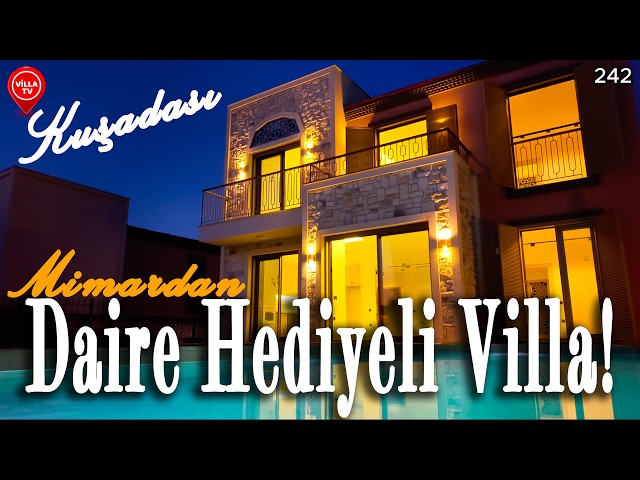 VILLA DE LUJO CON APARTAMENTO DE REGALO DEL ARQUITECTO / Tour de Casa en Venta en Kuşadası
