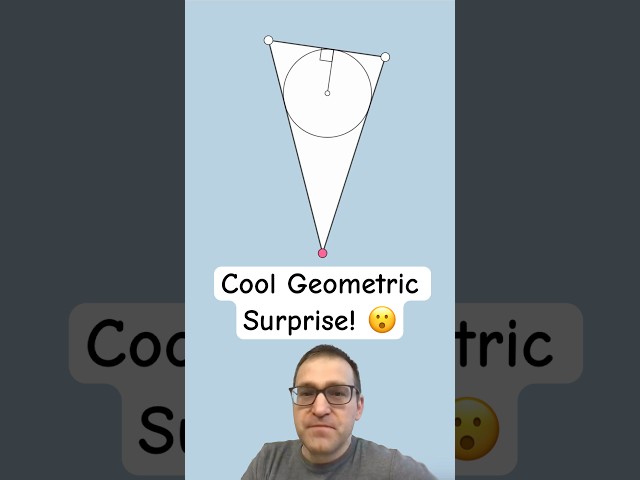 Cool #geometry surprise! 😮 #math #maths #mathematics #mathfun #mathchallenge #triangle #mathteacher