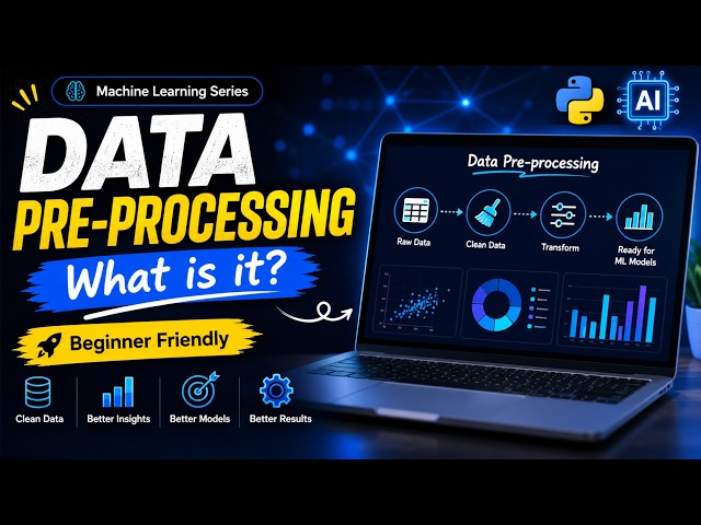 Data Pre-processing in Machine Learning | Complete Basics for Beginners 