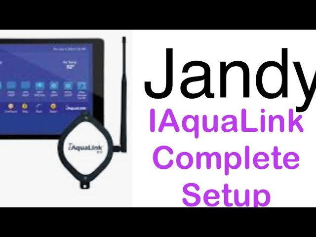 Jandy IAquaLink setup video, connecting antenna and controller to wifi.
