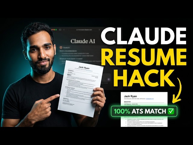 Claude AI for Job Application: Make an ATS Resume (Jack Ryan Format, Free)
