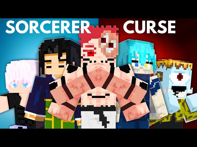 100 Players Simulate A Jujutsu Kaisen SMP in Minecraft