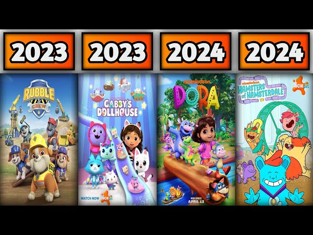NICK JR. CHANNEL CURRENT ANIMATED TV SERIES PROGRAMMING (2010-2026)