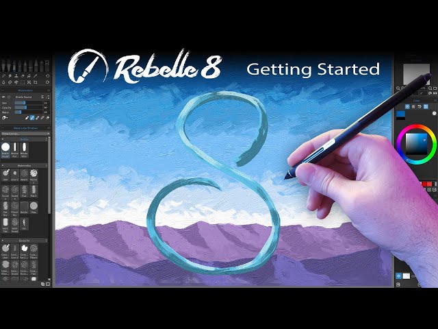 Rebelle 8 Tutorial for Beginners - First Launch & New Canvas