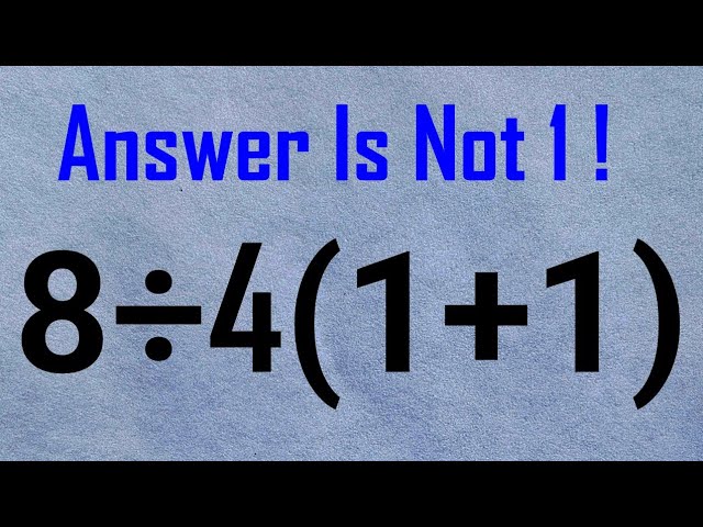 United States | Only 1 in 5 Can Solve This Equation!