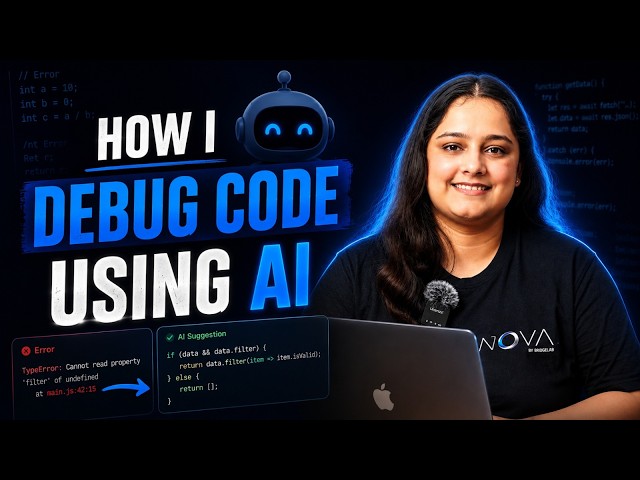How I Debug Code Using AI (Fix Bugs 10x Faster as a Developer)