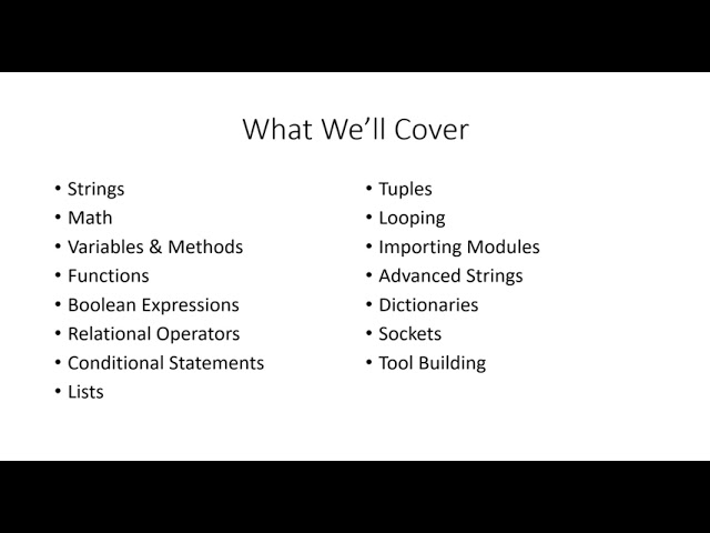 1 Introduction to Python - Introduction