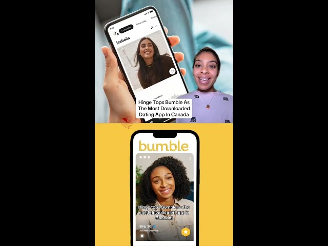 Hinge tops Bumble as the most downloaded dating app in Canada